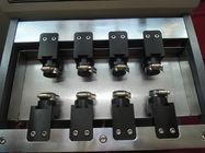 Verificador impermeável dinâmico de couro Bally de couro controlado do equipamento de testes do PLC