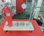 Máquina de testes da rigidez da peça da parte traseira da palmilha do equipamento de testes dos calçados