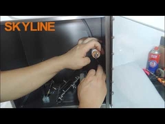 Teste automático de inflamabilidade de 45 graus