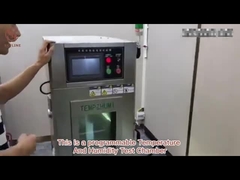 Câmara de aço inoxidável do teste ambiental com estabilidade de temperatura±0.5℃; ±2,5% UR