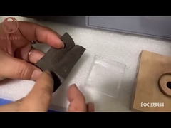 Teste de permeabilidade do vapor de água em couro