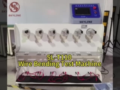 10 - 60/min Equipamento de ensaio de laboratório Máquina de ensaio automática de dobragem de fio de enchufe