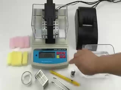 Teste de densidade de produtos de madeira rápido e de alta precisão