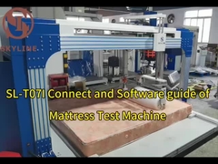 Máquina de ensaio integrada de colchão multifunção de ensaio de rolos de colchão