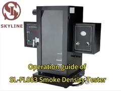 ASTM D2843 Tester de densidade de fumaça para materiais de construção