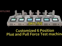 6 estações Teste de força de tração e ligação