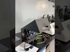 Teste de posição do eixo de polarização para óculos de sol