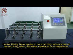 Equipamento de ensaio de flexômetro de couro BS-3144 Teste de flexibilidade de couro