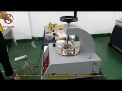AATCC 127 SL-F43 Testeiro de pressão hidrostática de tecidos / Máquina de ensaio hidrostático de têxteis