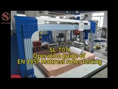 Máquina de ensaio de colchão EN 1957 com 10 ̊20 vezes/min Velocidade de ensaio e 500 mm de curso