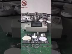 4 Estação de ensaio SATRA TM31 Tester de abrasão Martindale com cabeças de abrasão de 44 mm