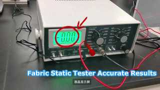 Testador estático de tecido EN 1149 EN 1149-2 AATCC 76