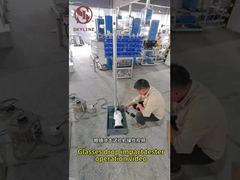 Segurança do testador de impacto de lentes de óculos verificada