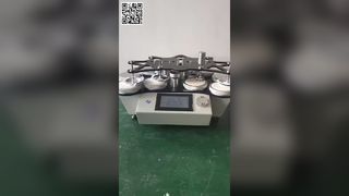 Precisão do testador de pilling de abrasão de couro