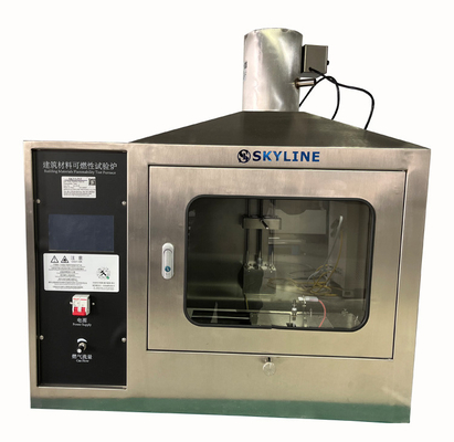 comprar Equipamento de ensaio da inflamabilidade do material de construção Teste de inflamabilidade Fonte única de chama Fabricação em linha