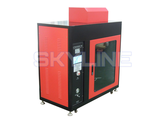 Equipamento de ensaio de fios elétricos com ignição automática e tipo de termocouplo K Ni/Cr Ni/Al