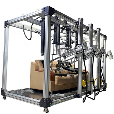 EN 4875/BIFMA X5.4/EN 1728 Testador de durabilidade de sofá de três lugares Máquina de ensaio de fadiga do sofá
