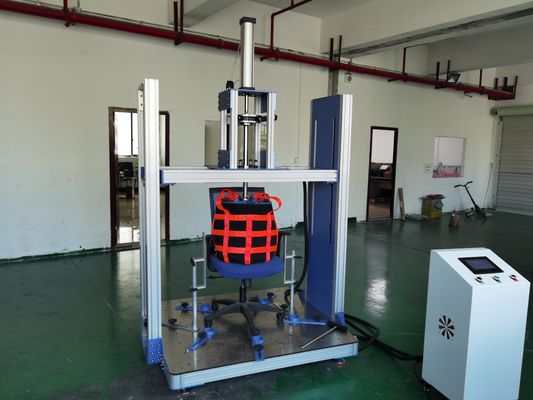 comprar BIFMA 5.1 Equipamento de ensaio de móveis / Máquina de ensaio de impacto de cadeiras de escritório / Teste de durabilidade de impacto de assentos Fabricação em linha