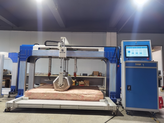 Máquina de ensaio de colchões de rolos hexagonais ASTM com velocidade de ensaio de 10 ̊20 vezes/min e curso de 500 mm
