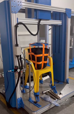 BIFMA Indoor Chair 136kg Seat Impact Testing Machine/Plastic Chair Drop Impact Durability Testing Machine (Máquina de teste de durabilidade de queda de cadeira de plástico)