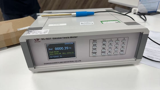 EN71-1 Campo de corrente contínua Dc Gaussmeter Resolução 5 G Alta precisão