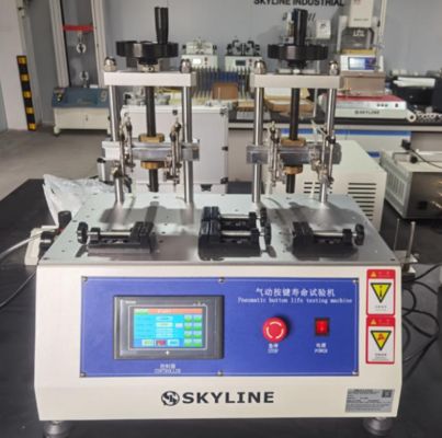 comprar 8 Stations Pneumatic Button Life Tester with Touch Screen Control for Key Durability Testing Fabricação em linha