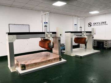 comprar Máquina de testes de Rollator do colchão da caixa de ASTM F1566/EN1957 Innerspring com medida da diminuição da altura Fabricação em linha