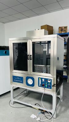 comprar BS 5852 Teste de inflamabilidade com estrutura de aço inoxidável de 35 mm de altura de chama e 450X450X300 mm de teste para móveis estofados Fabricação em linha