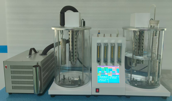 Comprar Máquina de teste de características de espumação para óleos lubrificantes com refrigerador Fabricação em linha