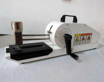 Firmeza de cor CrockMeter manual da tela do equipamento de testes de matéria têxtil para o método 8 do teste de AATCC