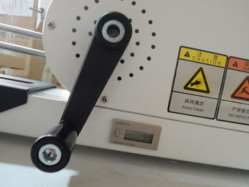 Firmeza de cor CrockMeter manual da tela do equipamento de testes de matéria têxtil para o método 8 do teste de AATCC