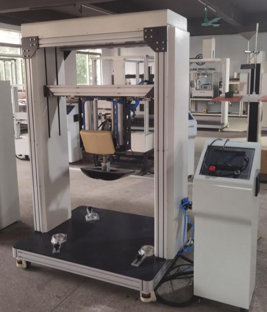 BIFMA X5.4 EN1728 Tester de durabilidade do assento da cadeira e da parte traseira Máquina de teste de durabilidade abrangente