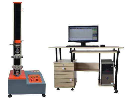 Máquina de teste elástica automatizada do único servo do equipamento de testes do laboratório da coluna