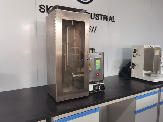 Equipamento de testes vertical do fogo das telas de matéria têxtil