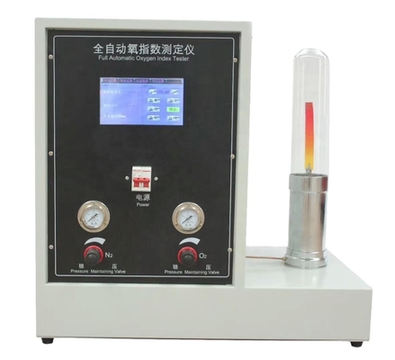 ASTM D 2863 Teste de índice de oxigénio de limitação automática de tipo de ecrã táctil para máquina de teste de queima de borracha plástica