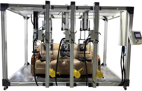 BIFMA X5.1 BIFMA X5.4 EN 4875 Máquina de ensaio de durabilidade de sofá de três lugares