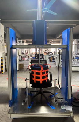 Máquina de ensaio de impacto de cadeira de escritório de queda Teste de durabilidade de impacto do assento Teste de impacto de queda para assento de cadeira de plástico