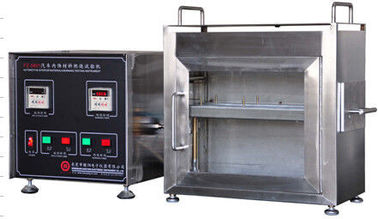 Verificador horizontal da inflamabilidade do diâmetro 9.5mm do bocal do fogo do equipamento de testes do laboratório de FMVSS 302