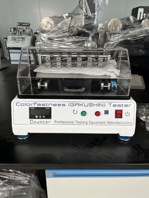 Bom preço JIS L0849 II Gakushin Surface Friction Color Fastness Tester with 6 Work Station 2N Load and 30r/min Speed on-line