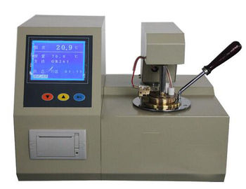 O equipamento da análise do óleo de ASTM D93 fechou o verificador do ponto de inflamação do copo com exposição do LCD