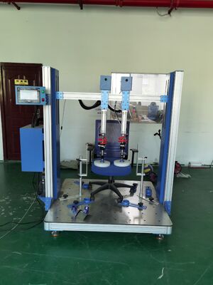 BIFMA X5.1 máquina de teste de braços de cadeira com controle PLC 650-780mm altura do braço e 18 meses de garantia