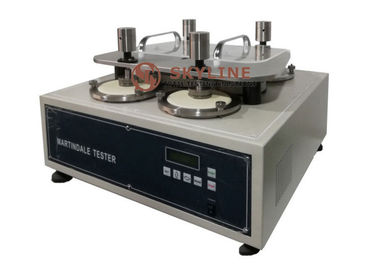 Abrasão de Martindale do equipamento de testes de matéria têxtil e verificador de Pilling com 4 estações de teste/verificador balão de matéria têxtil