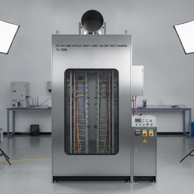 Bom preço UL1666 CMR Vertical Shaft Cable Tray Fire Test Chamber for Flame Retardant Cable Certification SL-1666 On-line